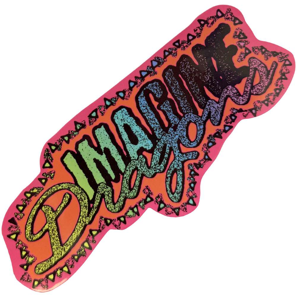 Imagine Dragons - Script Logo Sticker - Multicolours